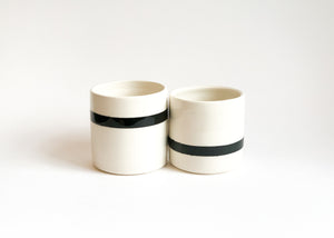 Set of Horizontal Striped Cups